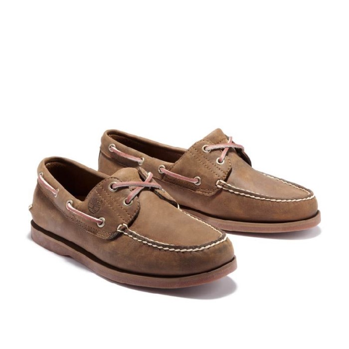 Klassiske Bådsko Til Mænd I Mellembrunt Timberland