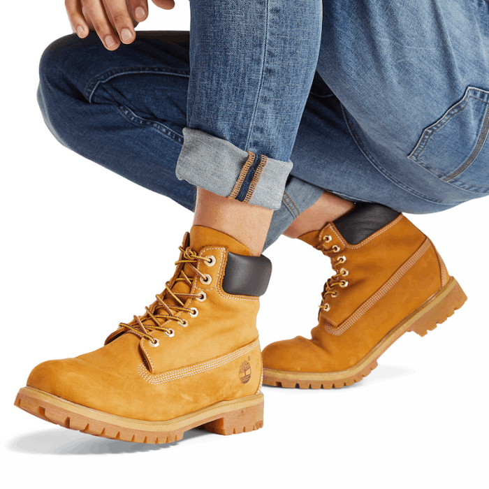 Timberland Premium 6 Tommer Støvle Til Mænd I Gul