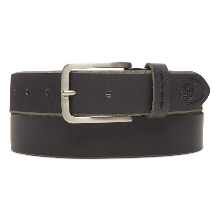 Timberland Læderbælte Til Mænd I Sort