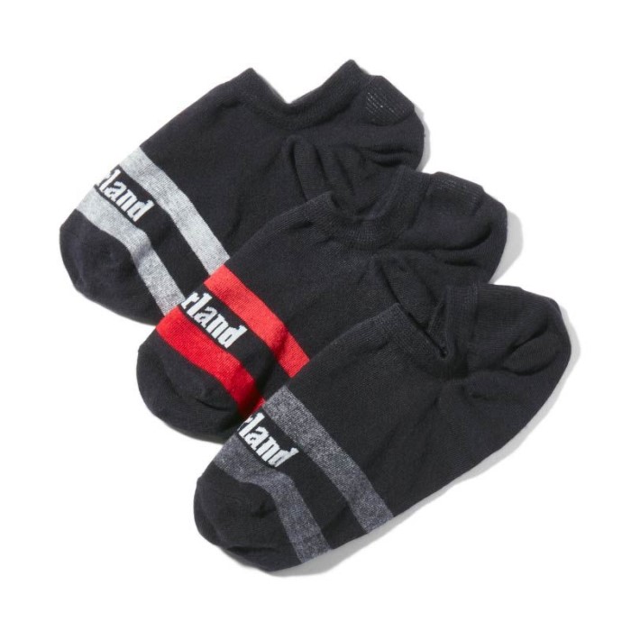 Timberland Herre 3pp Super No Show Sokker Sorte