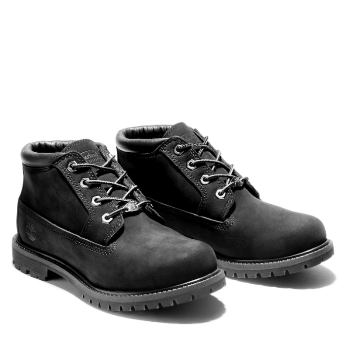 Nellie Chukka Støvle Til Kvinder I Sort Tømmerland