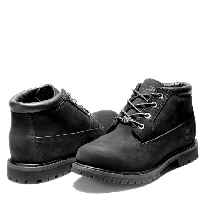 Nellie Chukka Støvle Til Kvinder I Sort Tømmerland