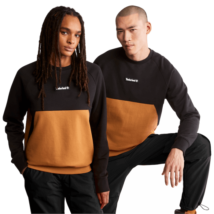 Snit-og-sy Sweatshirt Til Alle Køn I Sort Tømmerland