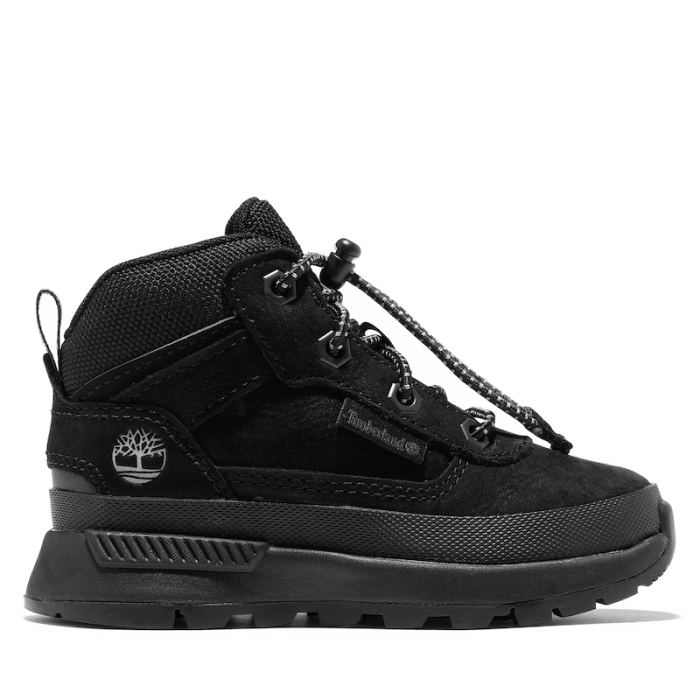 Field Trekker Støvle Til Småbørn I Sort Tømmerland