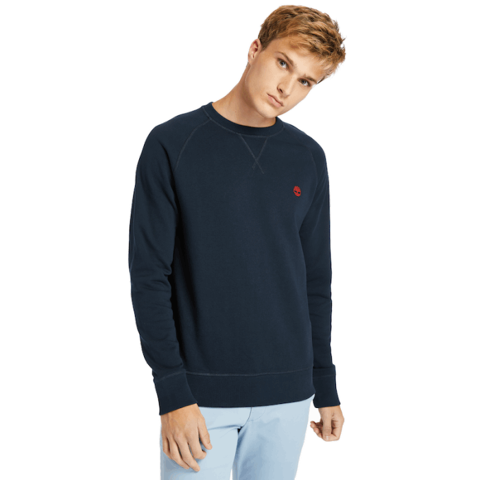 Langærmet Exeter River Sweatshirt Til Mænd I Navy Timberland