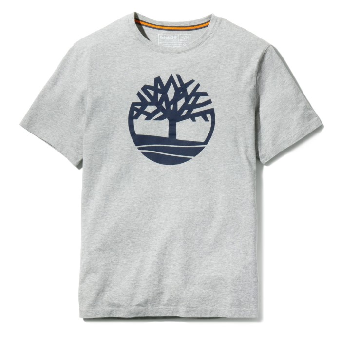 Timberland Kennebec River Tree Logo T-shirt Til Mænd I Grå