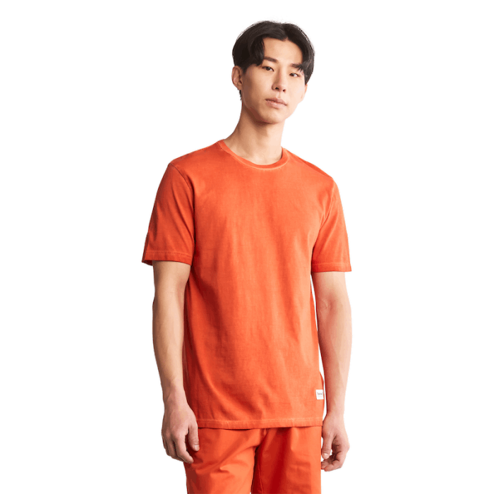 Timberland Lamprey Flodfarvet T-shirt Til Alle Køn I Orange