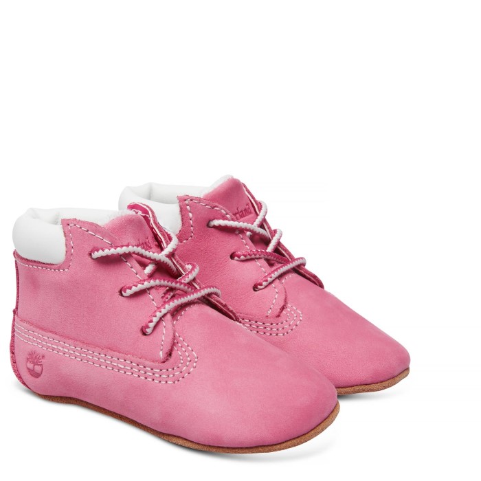 Baby Tremmesko Med Hat Sæt Pink Timberland