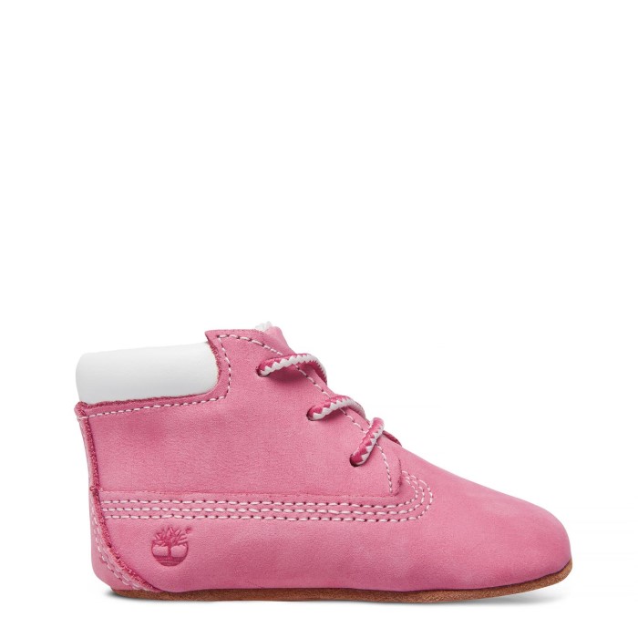 Baby Tremmesko Med Hat Sæt Pink Timberland