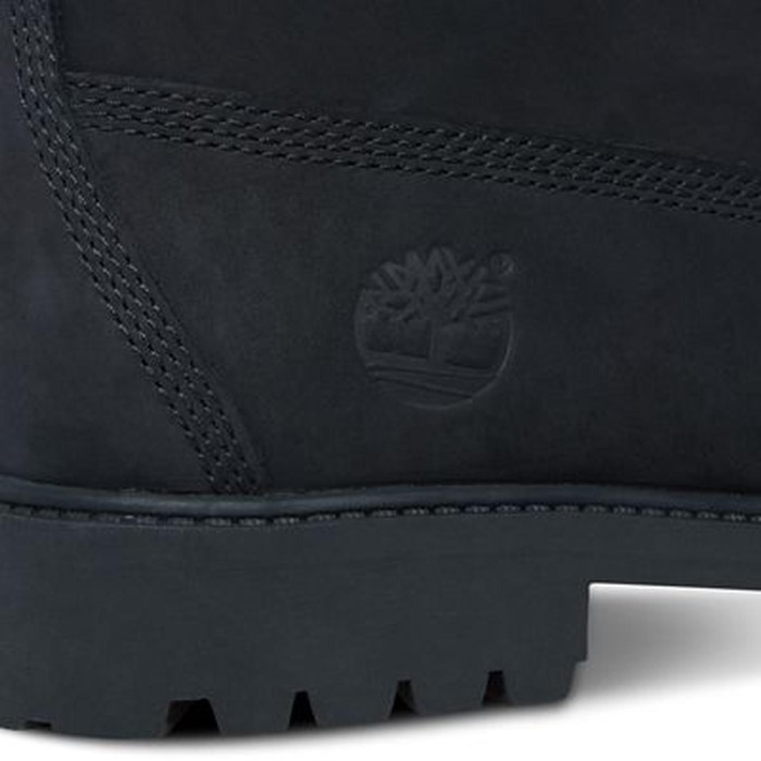 Junior 6 Tommer Premium Vandtæt Støvle (9-13 år) Sort Timberland