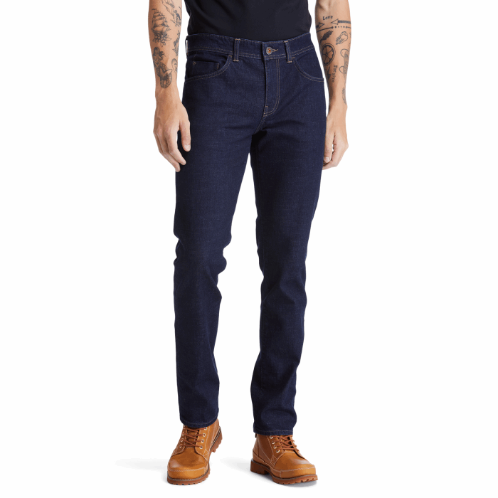 Mænd Sargent Lake Stretch Slim Jeans Mørkeblå Blå Timberland