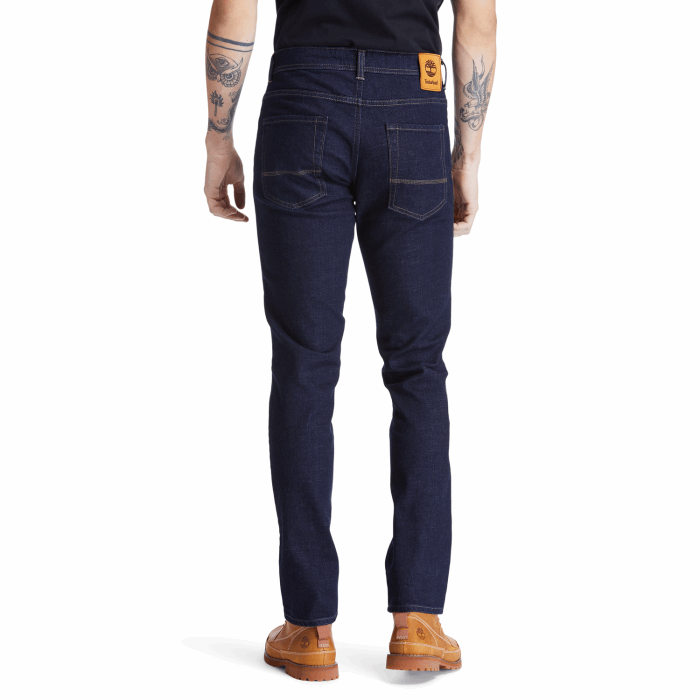 Mænd Sargent Lake Stretch Slim Jeans Mørkeblå Blå Timberland