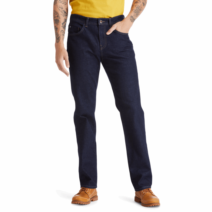 Mænd Squam Lake Stretch Straight Fit Jeans Dark Timberland