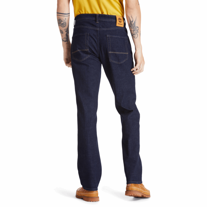 Mænd Squam Lake Stretch Straight Fit Jeans Dark Timberland