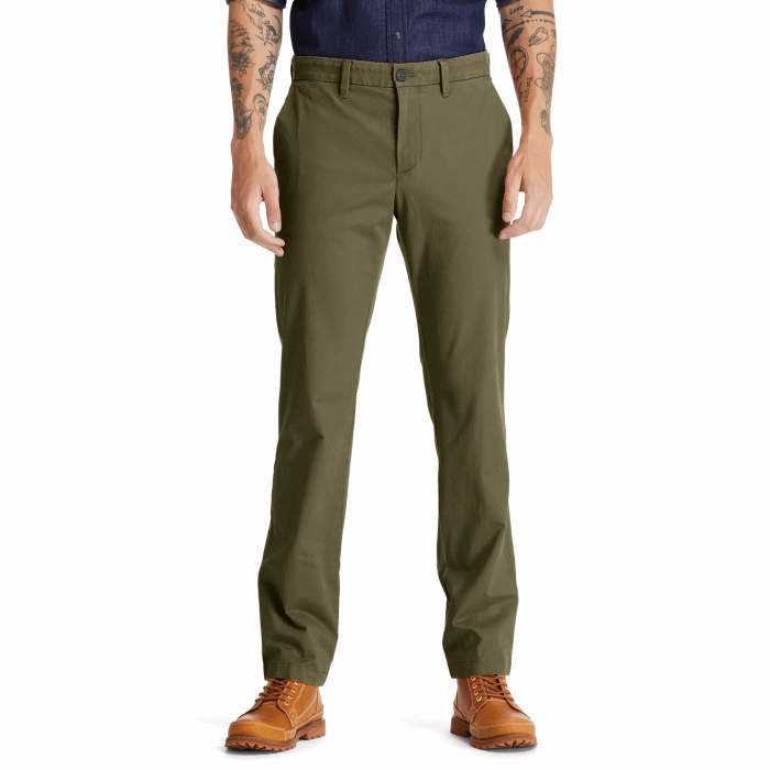 Mænd Squam Lake Twill Chino Straight Pant Green Timberland