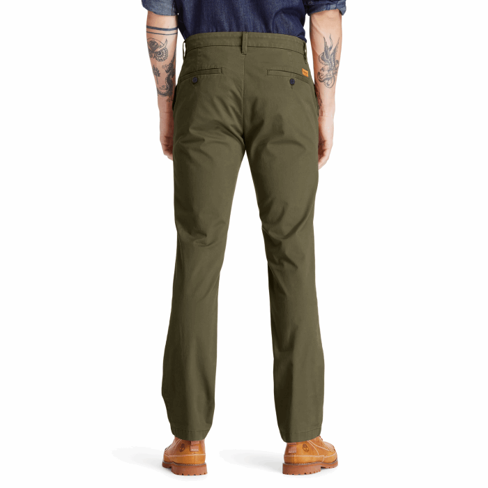 Mænd Squam Lake Twill Chino Straight Pant Green Timberland
