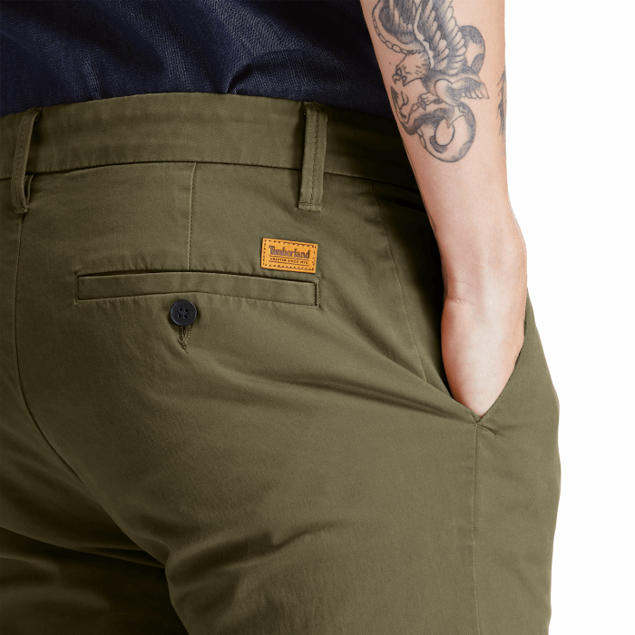 Mænd Squam Lake Twill Chino Straight Pant Green Timberland