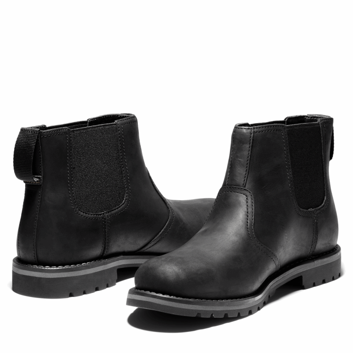 Timberland Sorte Mænd Larchmont Chelsea Støvle