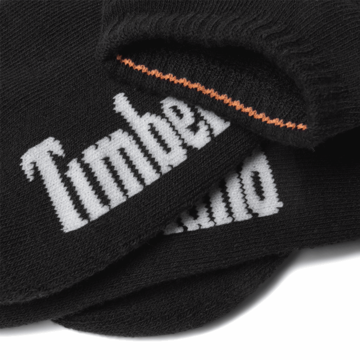 Timberland Sorte Herre Stratham 3-pack No-show Sportsstrømper