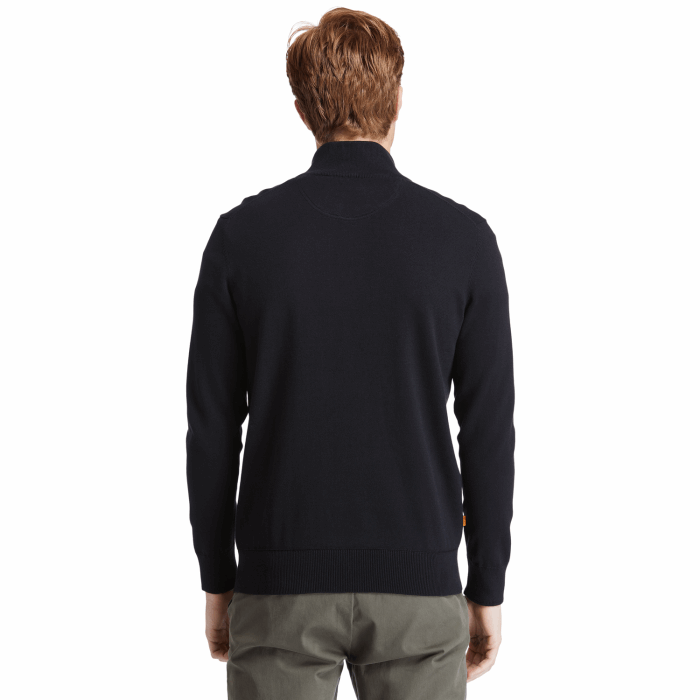 Timberland Black Men Williams River Sweater Med Lynlås