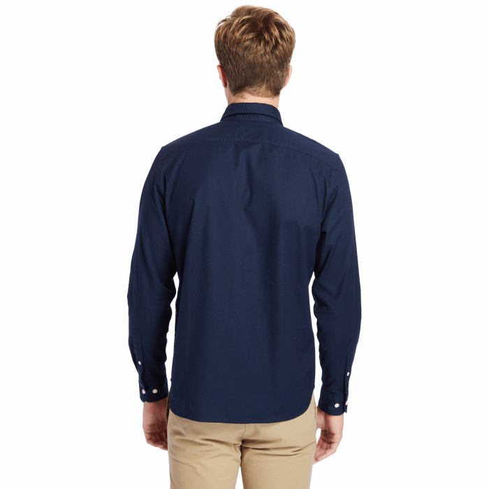 Timberland Navy Herre Behagelig River Slim Oxford Skjorte