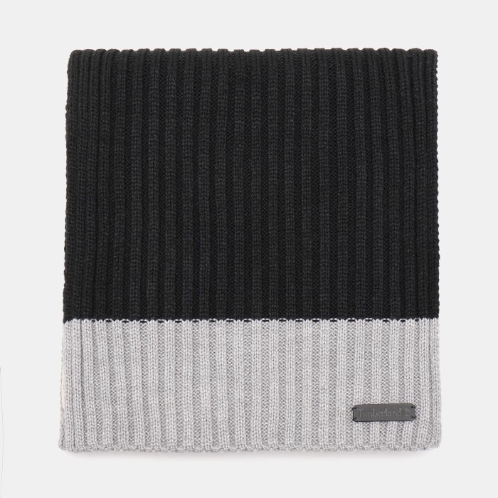 Timberland Ribbet Hue Og Tørklæde Gavesæt