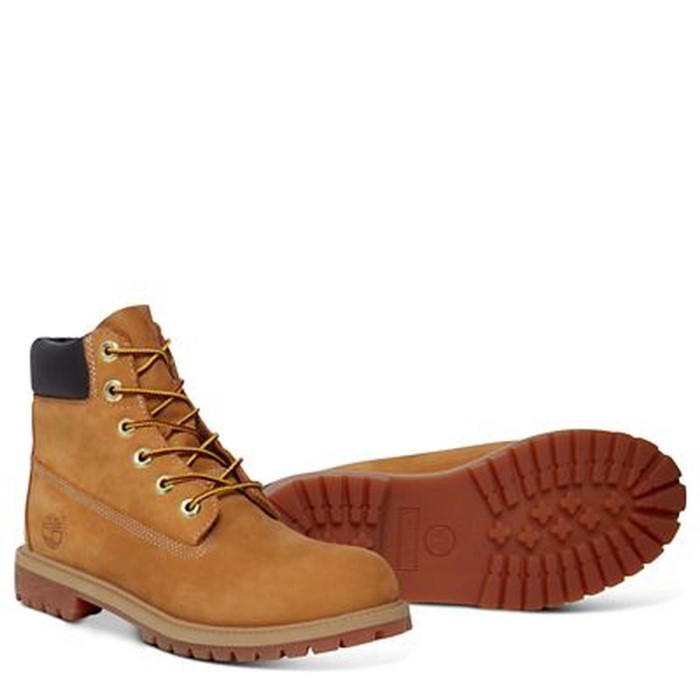 Timberland Gul Junior 6 Tommer Premium Vandtæt Støvle (9-13 år)