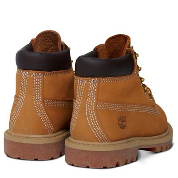 Timberland Yellow Toddler 6 Tommer Premium Vandtæt Støvle (1-5 år)