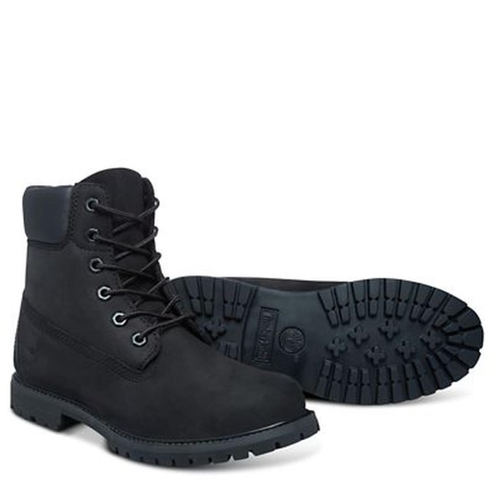 Kvinders 6 Tommer Premium Støvle Sort Timberland