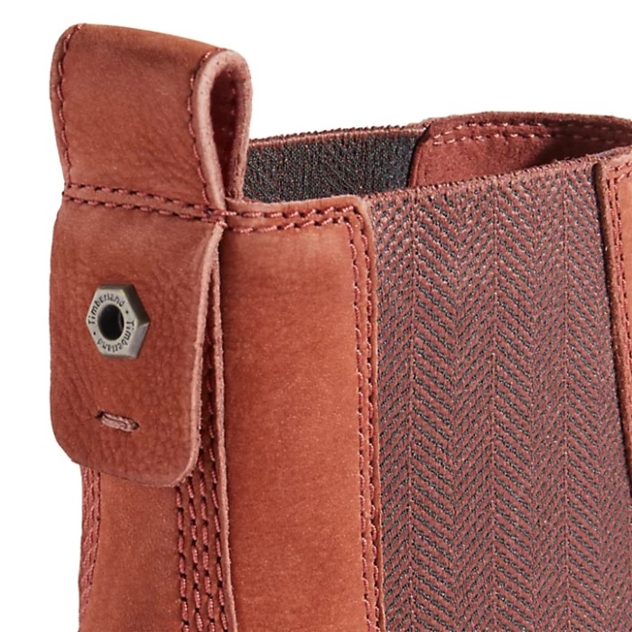 Timberland Brun Dame Courmayeur Chelsea Støvle