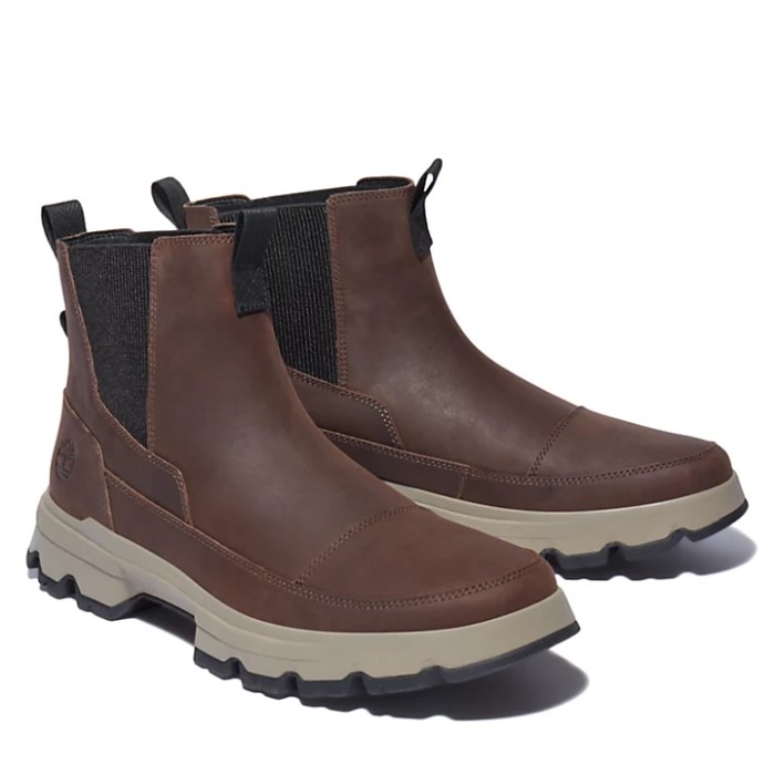 Mænd Green Stride Tbl Originals Ultra Chelsea Boot Brown Timberland