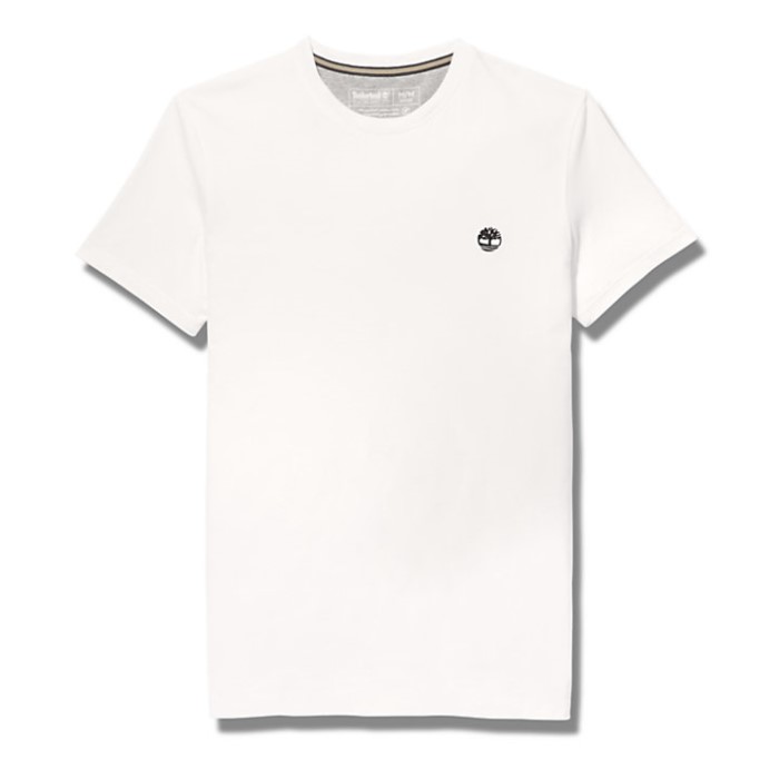 Timberland White Men Dunstan River Crew T-shirt
