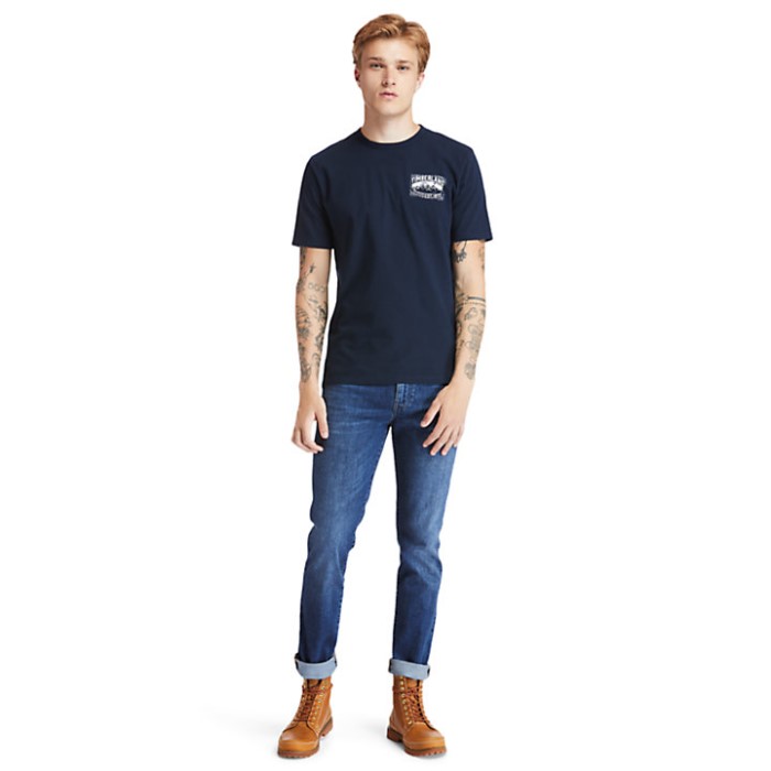 Timberland Blue Herre Sargent Lake Stretch Slim Jeans