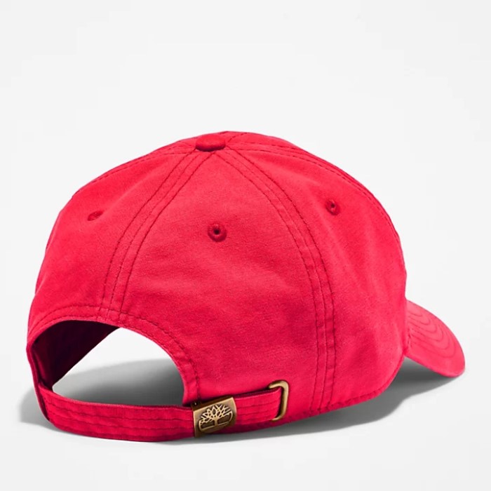 Mænd Soundview Kasket I Bomuldslærred Rød Timberland