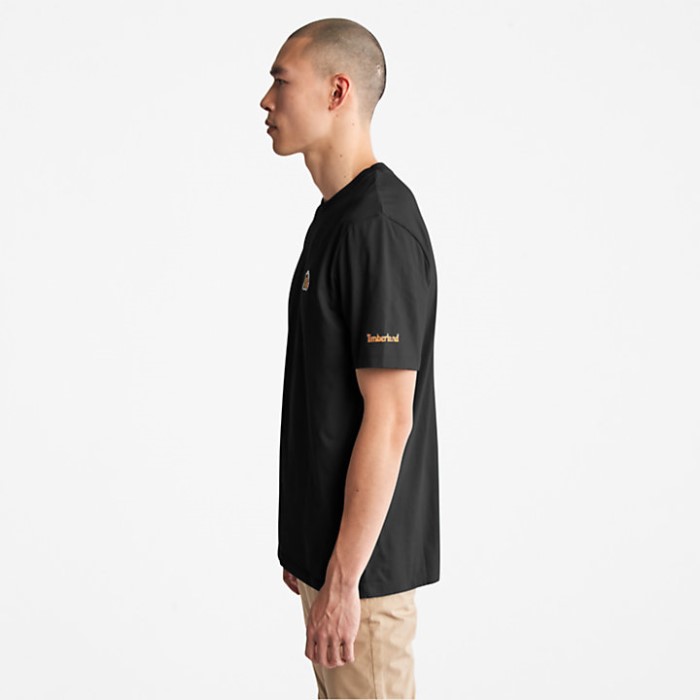 Timberland Herre Støvle-logo T-shirt Sort