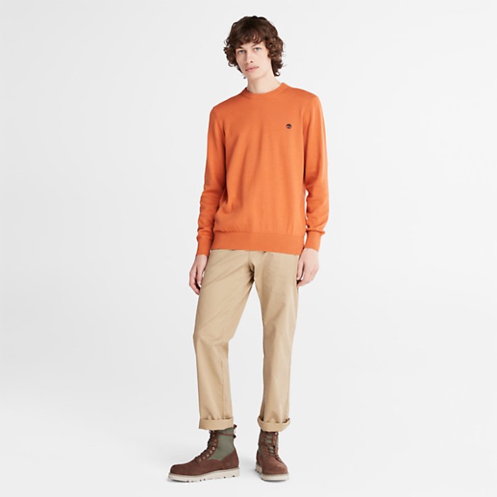 Mænd Williams River Sweater Orange Timberland