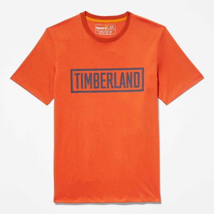 Herre Grafisk Logo T-shirt Timberland