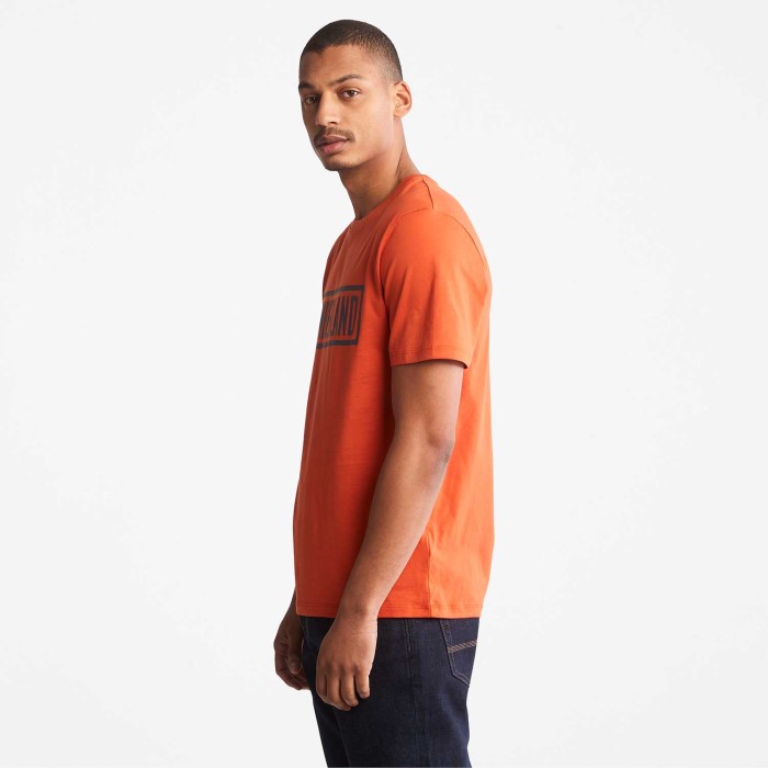 Herre Grafisk Logo T-shirt Timberland
