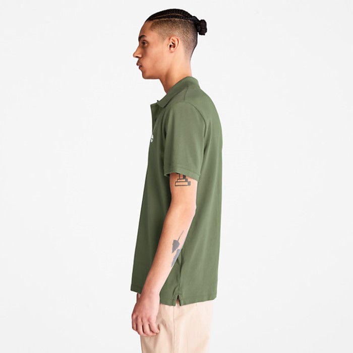 Timberland Green Herre River Pique Poloshirt