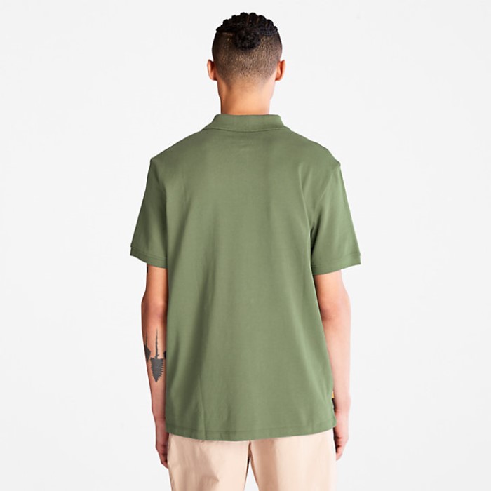 Timberland Green Herre River Pique Poloshirt