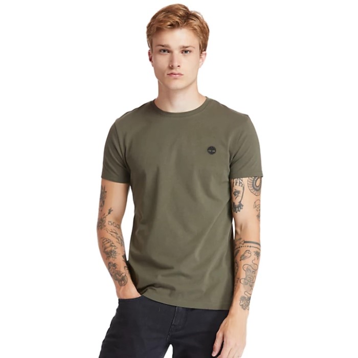 Mænd Dunstan River Crew T-shirt Grøn Timberland