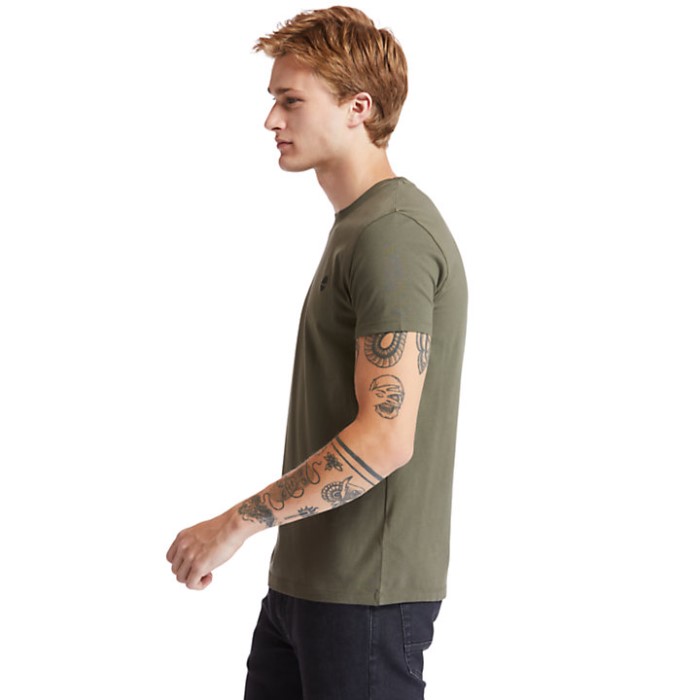 Mænd Dunstan River Crew T-shirt Grøn Timberland