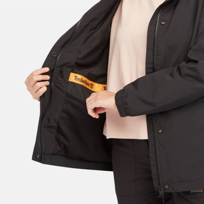 Timberland Sort Foret Regnfrakke Til Kvinder
