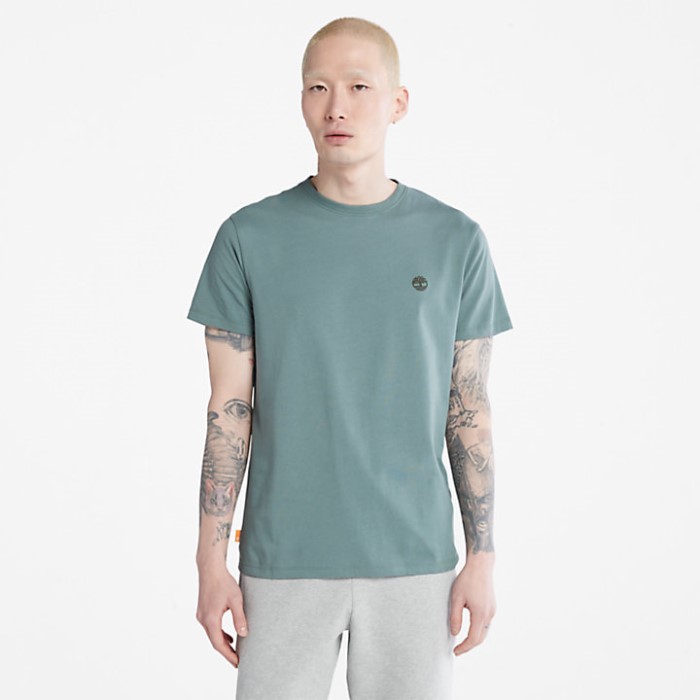 Timberland Green Men Dunstan River Crew T-shirt