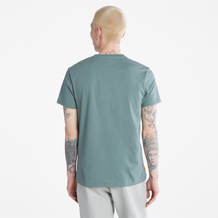 Timberland Green Men Dunstan River Crew T-shirt