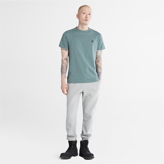 Timberland Green Men Dunstan River Crew T-shirt