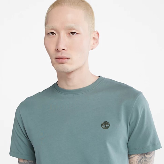 Timberland Green Men Dunstan River Crew T-shirt