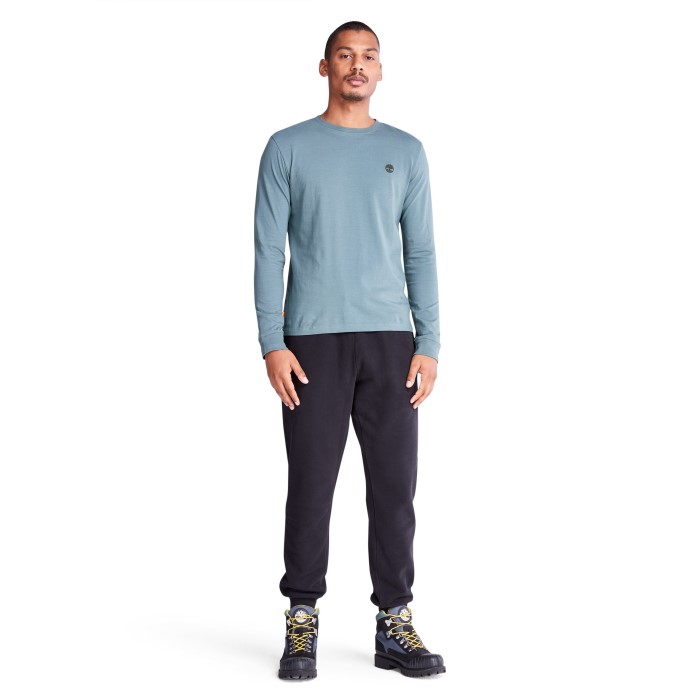 Timberland Green Men Dunstan River Ls T-shirt