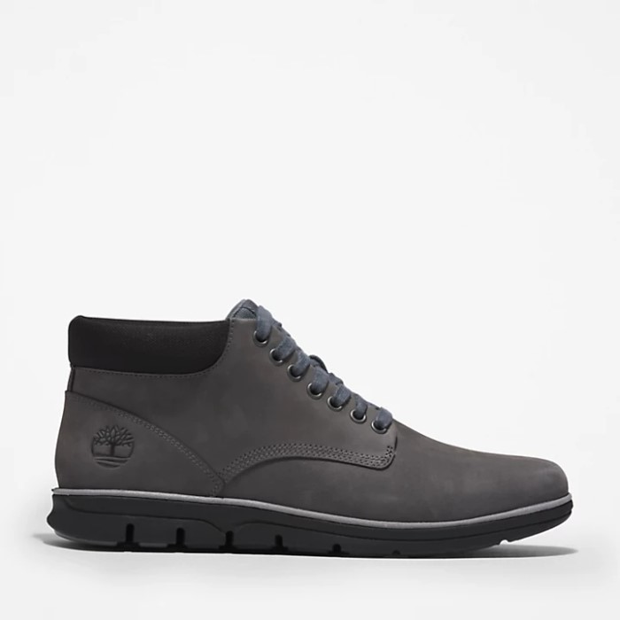 Timberland Grey Herre Bradstreet Chukka Støvle I Læder