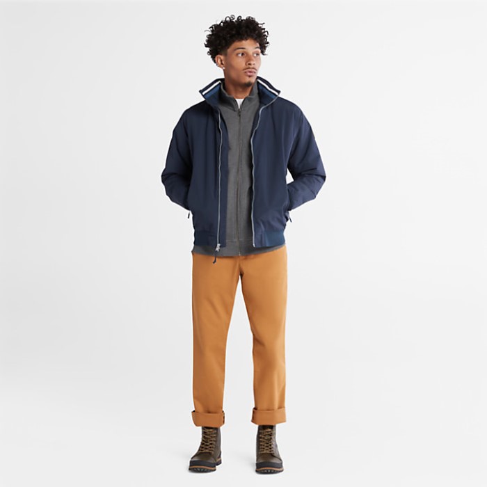 Timberland Navy Herre Sømandsbomberjakke